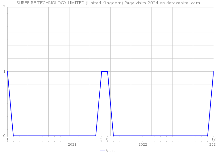 SUREFIRE TECHNOLOGY LIMITED (United Kingdom) Page visits 2024 