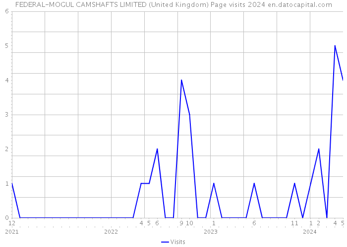 FEDERAL-MOGUL CAMSHAFTS LIMITED (United Kingdom) Page visits 2024 