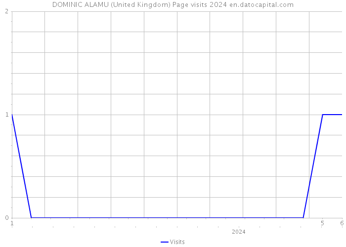 DOMINIC ALAMU (United Kingdom) Page visits 2024 