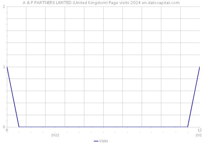 A & P PARTNERS LIMITED (United Kingdom) Page visits 2024 