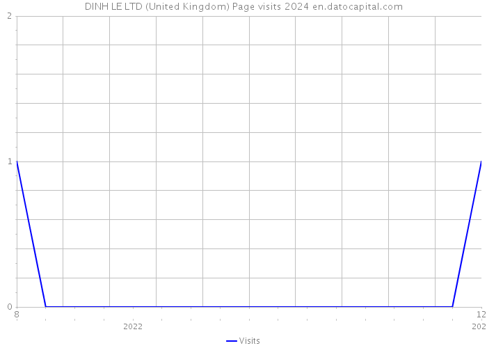 DINH LE LTD (United Kingdom) Page visits 2024 