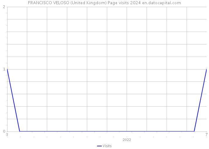 FRANCISCO VELOSO (United Kingdom) Page visits 2024 
