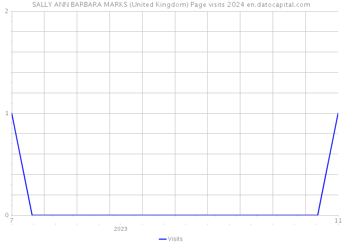 SALLY ANN BARBARA MARKS (United Kingdom) Page visits 2024 