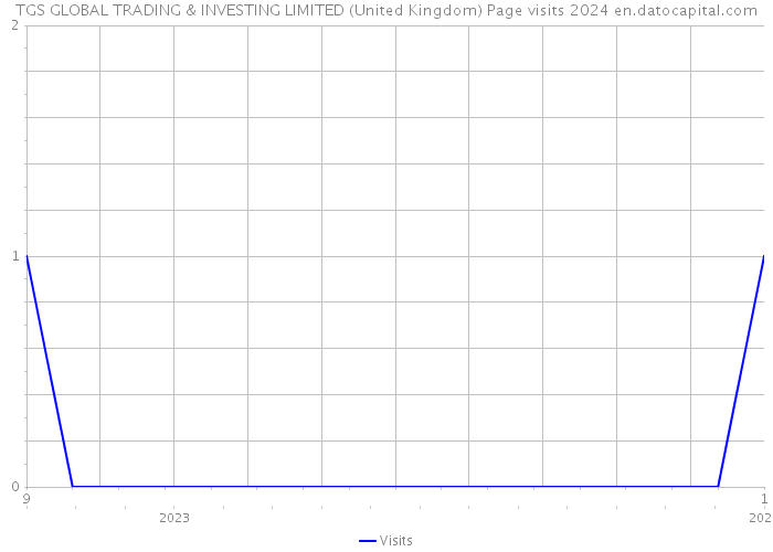 TGS GLOBAL TRADING & INVESTING LIMITED (United Kingdom) Page visits 2024 