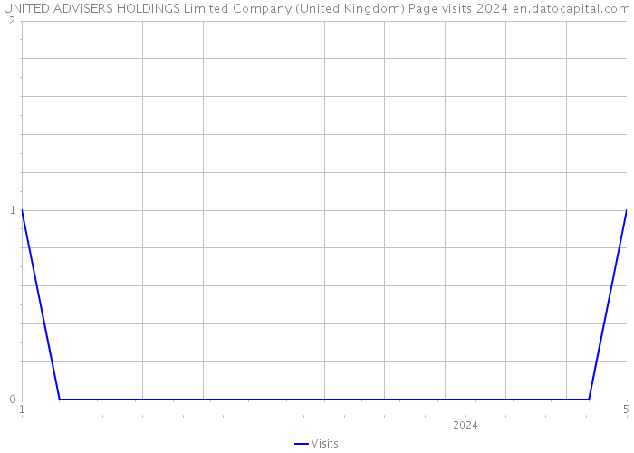 UNITED ADVISERS HOLDINGS Limited Company (United Kingdom) Page visits 2024 