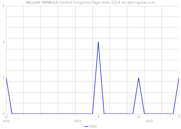 WILLIAM NEWBOLD (United Kingdom) Page visits 2024 