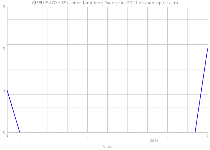GISELLE AGYARE (United Kingdom) Page visits 2024 