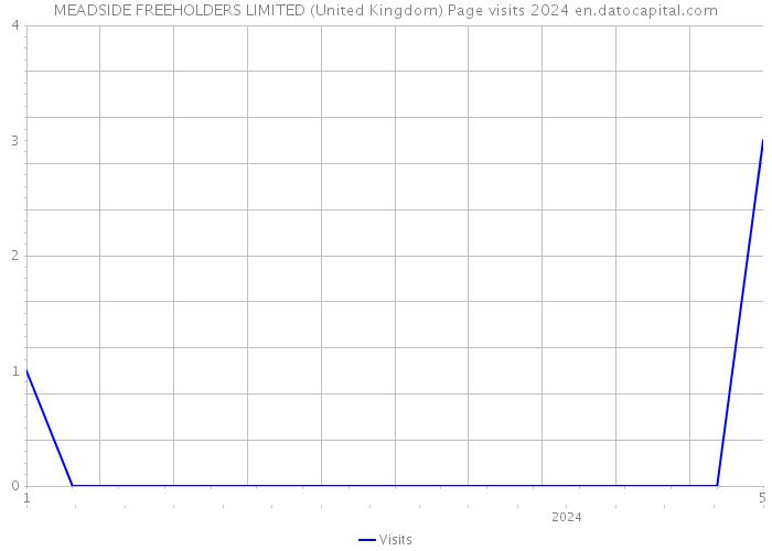 MEADSIDE FREEHOLDERS LIMITED (United Kingdom) Page visits 2024 