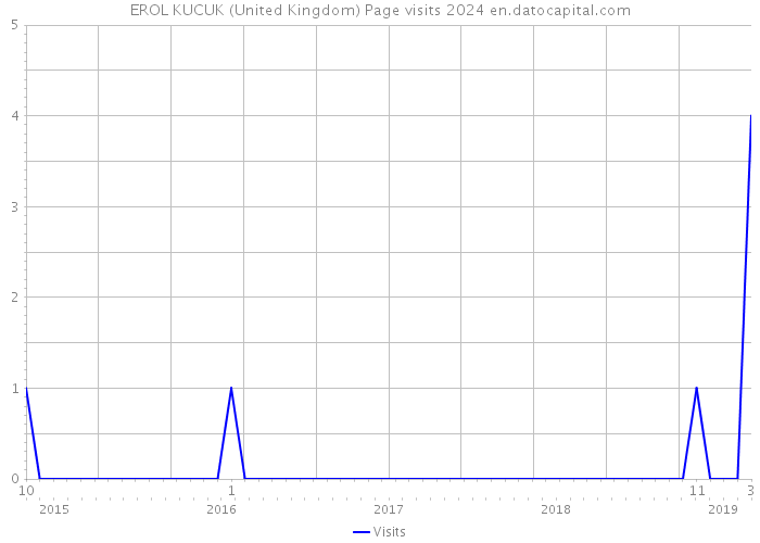 EROL KUCUK (United Kingdom) Page visits 2024 