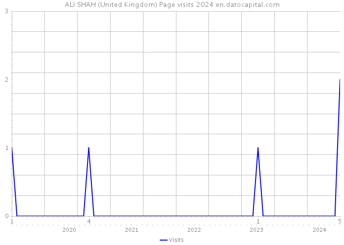 ALI SHAH (United Kingdom) Page visits 2024 