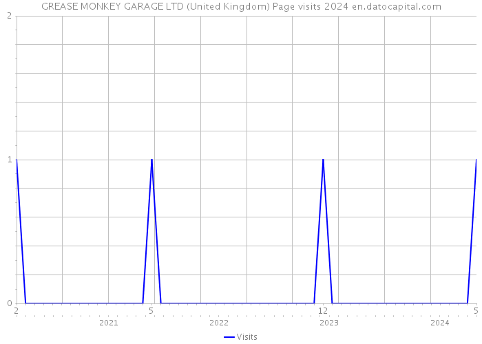 GREASE MONKEY GARAGE LTD (United Kingdom) Page visits 2024 