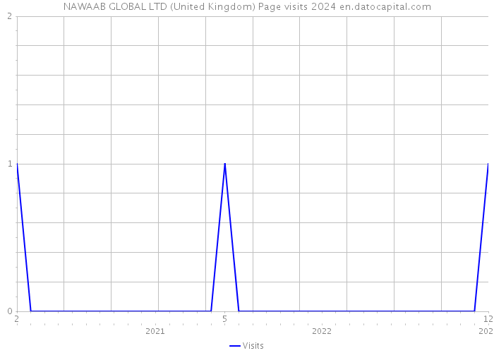 NAWAAB GLOBAL LTD (United Kingdom) Page visits 2024 