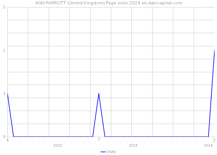 ANN PARROTT (United Kingdom) Page visits 2024 