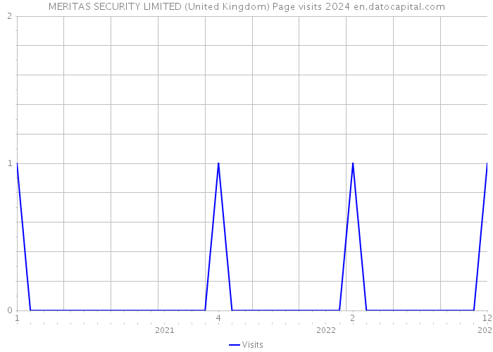 MERITAS SECURITY LIMITED (United Kingdom) Page visits 2024 