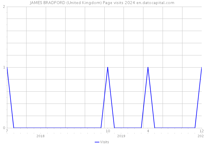 JAMES BRADFORD (United Kingdom) Page visits 2024 