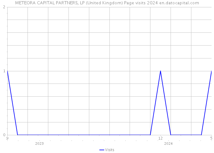 METEORA CAPITAL PARTNERS, LP (United Kingdom) Page visits 2024 