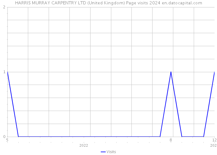 HARRIS MURRAY CARPENTRY LTD (United Kingdom) Page visits 2024 