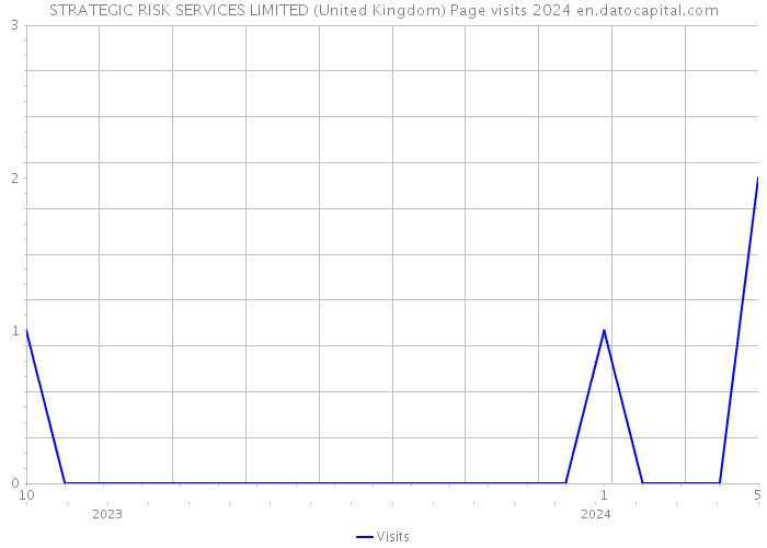 STRATEGIC RISK SERVICES LIMITED (United Kingdom) Page visits 2024 