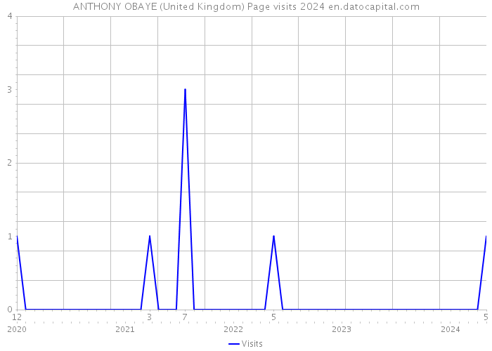 ANTHONY OBAYE (United Kingdom) Page visits 2024 