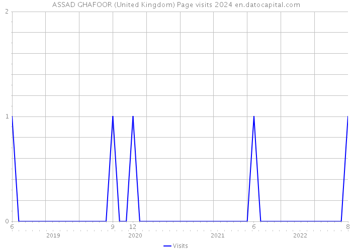 ASSAD GHAFOOR (United Kingdom) Page visits 2024 