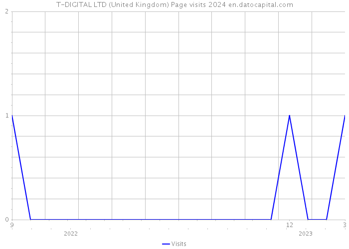 T-DIGITAL LTD (United Kingdom) Page visits 2024 