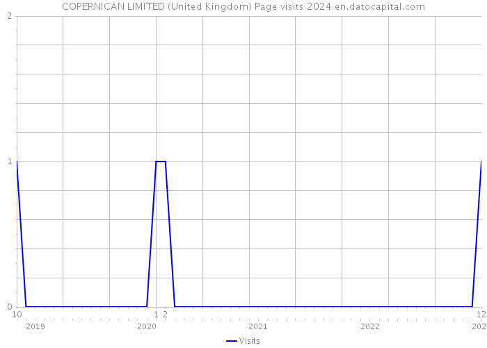 COPERNICAN LIMITED (United Kingdom) Page visits 2024 
