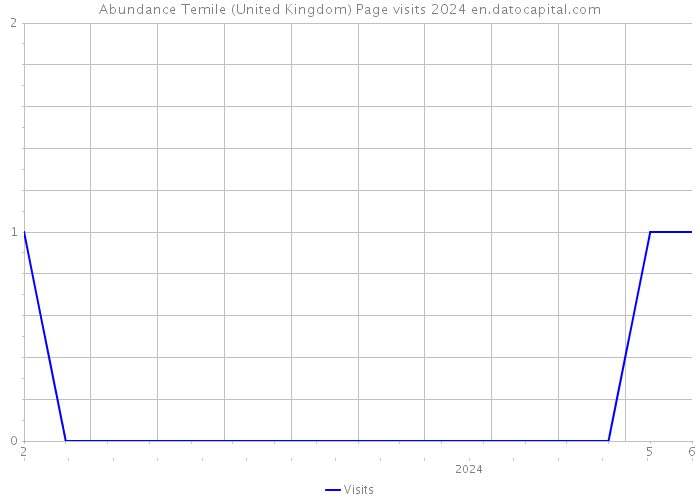 Abundance Temile (United Kingdom) Page visits 2024 