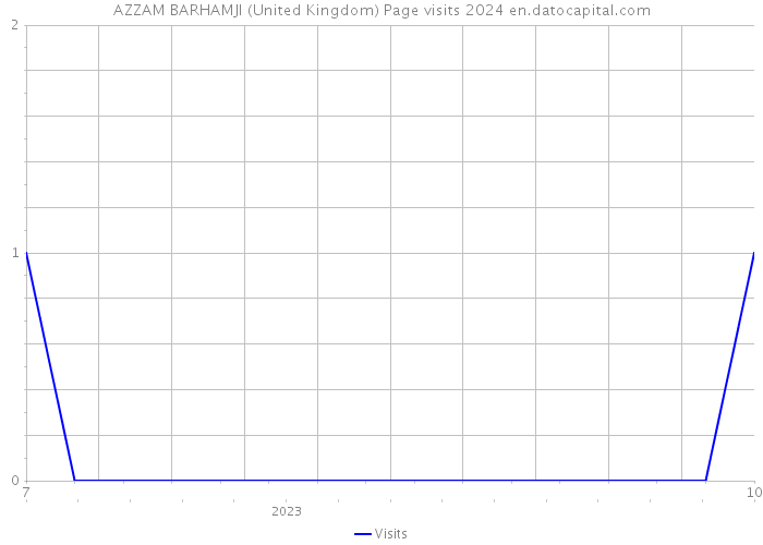 AZZAM BARHAMJI (United Kingdom) Page visits 2024 