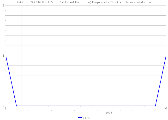 BAKERLOO GROUP LIMITED (United Kingdom) Page visits 2024 