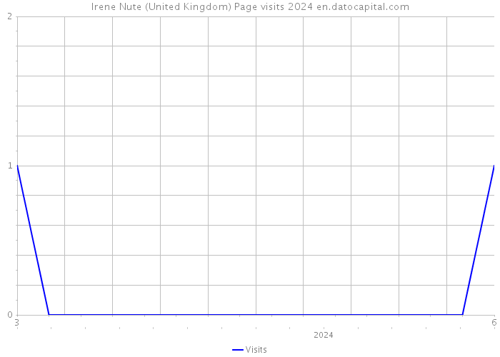 Irene Nute (United Kingdom) Page visits 2024 