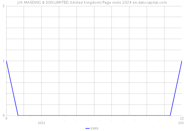 J.H. MASDING & SON LIMITED (United Kingdom) Page visits 2024 