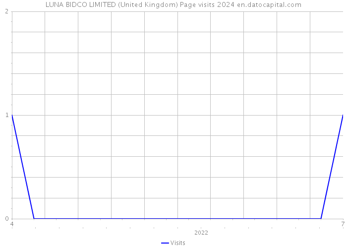LUNA BIDCO LIMITED (United Kingdom) Page visits 2024 