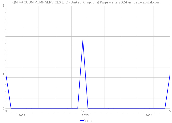 KJM VACUUM PUMP SERVICES LTD (United Kingdom) Page visits 2024 