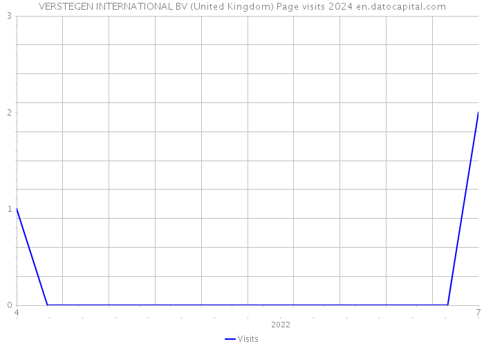 VERSTEGEN INTERNATIONAL BV (United Kingdom) Page visits 2024 