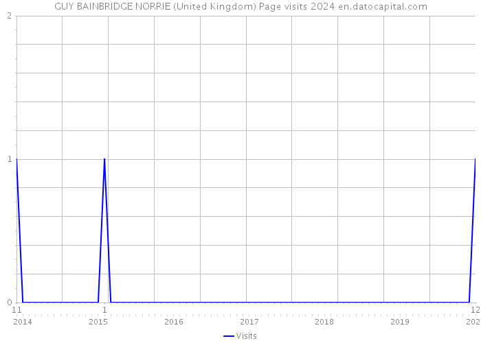 GUY BAINBRIDGE NORRIE (United Kingdom) Page visits 2024 