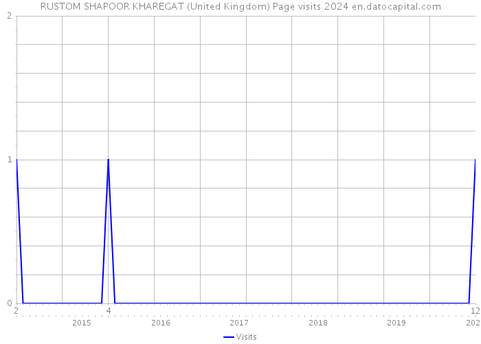 RUSTOM SHAPOOR KHAREGAT (United Kingdom) Page visits 2024 