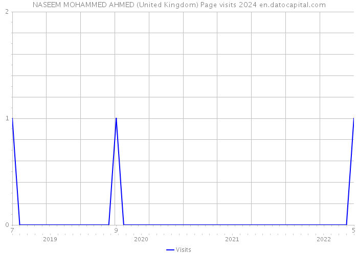 NASEEM MOHAMMED AHMED (United Kingdom) Page visits 2024 