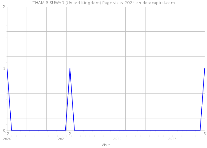THAMIR SUWAR (United Kingdom) Page visits 2024 