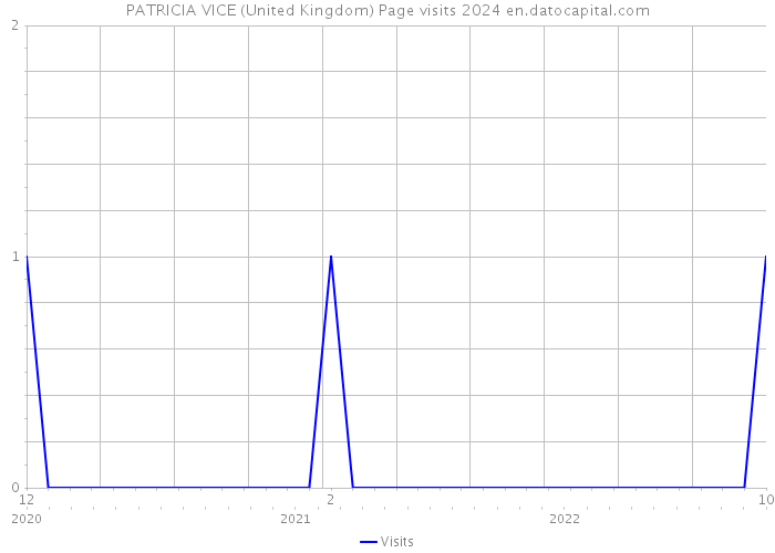 PATRICIA VICE (United Kingdom) Page visits 2024 