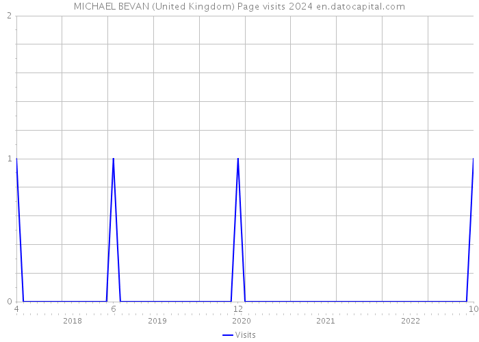 MICHAEL BEVAN (United Kingdom) Page visits 2024 