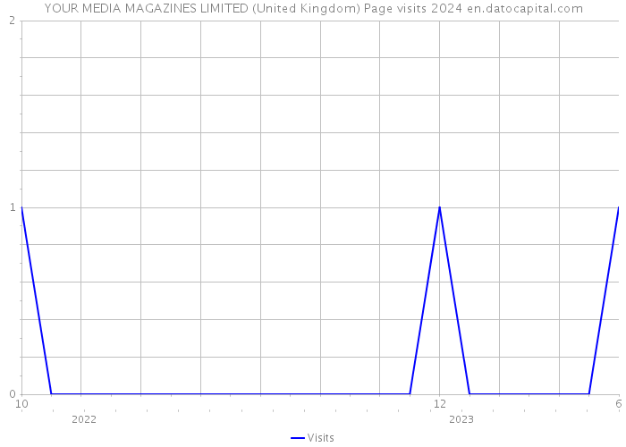 YOUR MEDIA MAGAZINES LIMITED (United Kingdom) Page visits 2024 