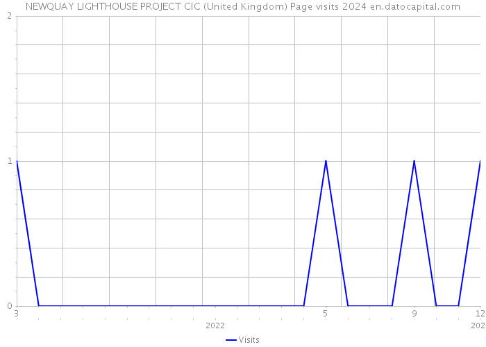 NEWQUAY LIGHTHOUSE PROJECT CIC (United Kingdom) Page visits 2024 