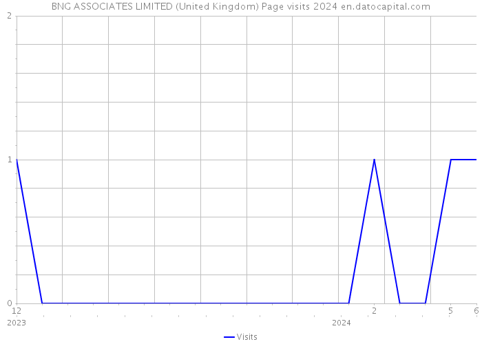 BNG ASSOCIATES LIMITED (United Kingdom) Page visits 2024 