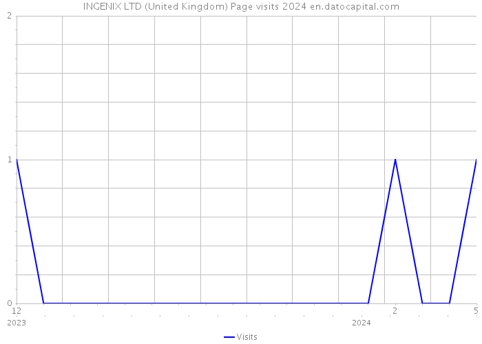 INGENIX LTD (United Kingdom) Page visits 2024 