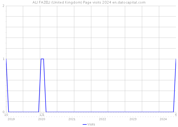 ALI FAZELI (United Kingdom) Page visits 2024 