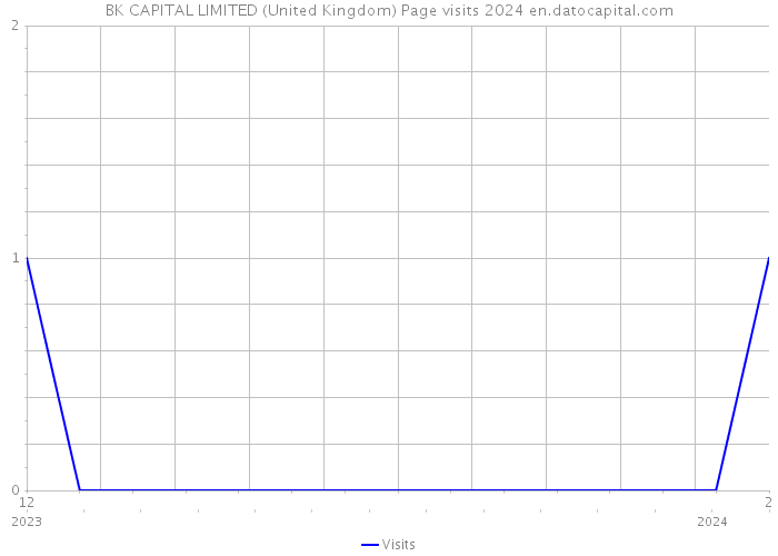 BK CAPITAL LIMITED (United Kingdom) Page visits 2024 