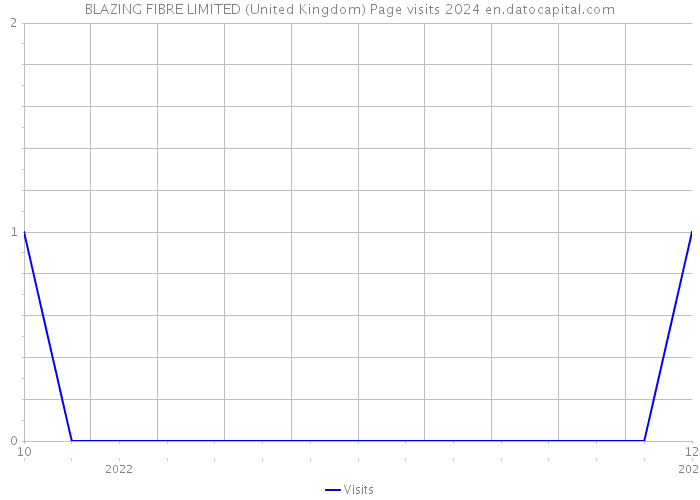 BLAZING FIBRE LIMITED (United Kingdom) Page visits 2024 