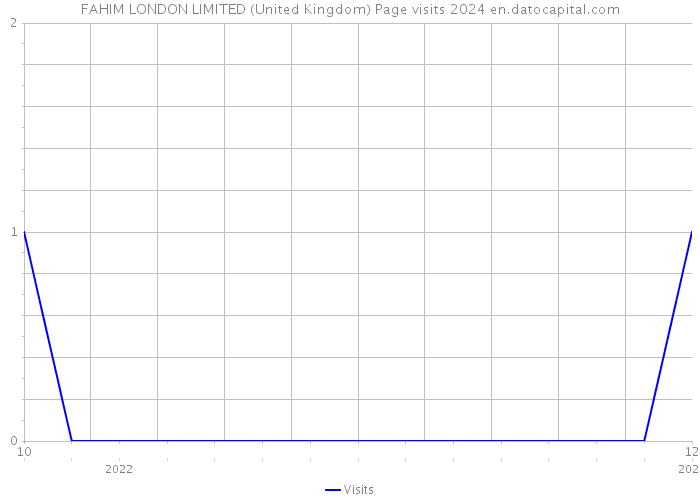 FAHIM LONDON LIMITED (United Kingdom) Page visits 2024 