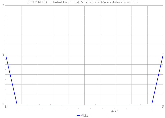 RICKY RUSIKE (United Kingdom) Page visits 2024 