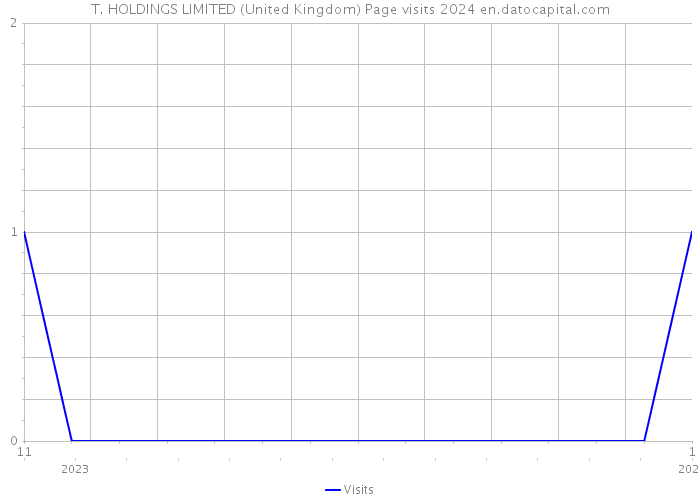 T. HOLDINGS LIMITED (United Kingdom) Page visits 2024 
